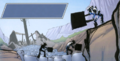 Des Baterra construisant le labyrinthe