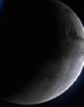 Un satellite de la planète glacée du système Solis Magna