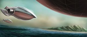 Art Airships Approaching Mata Nui.jpg