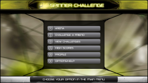 Rhotuka Spinner Challenge Main Screen.png