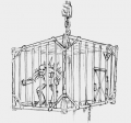 La cage de l'Animation Promotionnelle d'Hakann