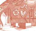 Concept art de la maison d'Ackar à Vulcanus