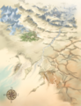Une carte aérienne de Bara Magna